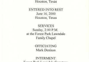 Funeral Email Template Making A Memorial Service Private
