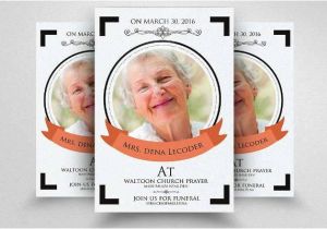 Funeral Flyers Templates Free 10 Funeral Flyer Templates Printable Psd Ai Vector