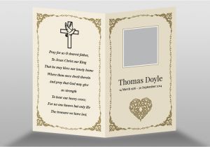 Funeral Memory Cards Free Templates Free Memorial Card Template In Indesign format Download