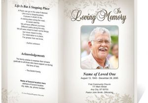 Funeral Program Templates Free Downloads 214 Best Creative Memorials with Funeral Program Templates