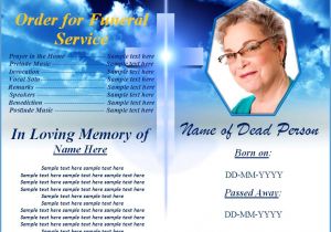 Funeral Program Templates Free Downloads Free Funeral Program Template Word Excel formats