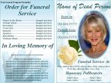 Funeral Program Templates Free Downloads Free Funeral Program Templates On the Download