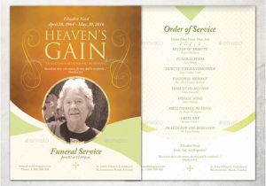 Funeral Service Sheet Template Heaven 39 S Gain Single Sheet Funeral Program Template