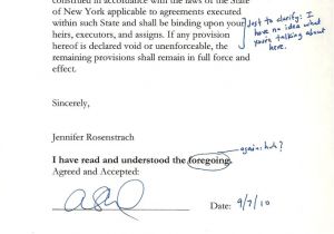 Funny Contracts Template Letter Of Agreement Dinner A Love Story