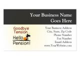 Funny Retirement Business Card Templates Pension Business Card Templates Bizcardstudio