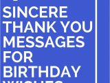 Funny Thank You Card Messages 43 sincere Thank You Messages for Birthday Wishes Thank