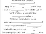 Funny Wedding Mad Libs Template 7 Best Images Of Wedding Mad Libs Printable Funny