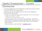 Gainful Employment Template 2015 isfaa Winter Conference Ppt Download