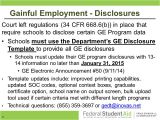Gainful Employment Template Louisiana association Of Student Financial Aid