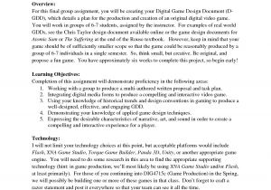 Game Development Contract Template Game Design Document Template E Commerce