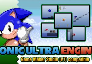 Game Maker Templates Download sonic Ultra Engine V2 Game Maker Studio Youtube