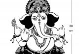 Ganesh Ji Image for Marriage Card Trends On Wall Ganesh Ji Wall Sticker Black