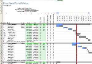Gant Chart Templates Gantt Chart Template Pro for Excel