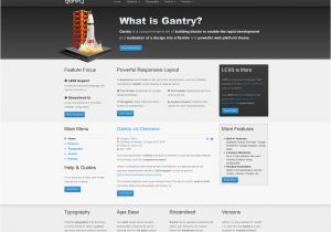 Gantry Joomla Templates Strona One Page Na Joomla 3 Domyslny Szablon Gantry 4