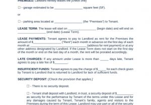 Garage Rental Contract Template Free Garage Parking Rental Lease Agreement Template