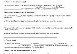 Garage Rental Contract Template Garage Lease Agreement Sample Dandk organizer