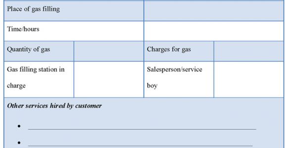 Gas Receipt Template Gas Receipt Template format format Of Gas Receipt