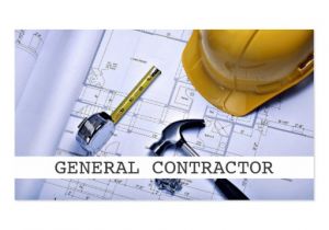General Contractor Business Card Templates General Contractor Builder Construction Business Double
