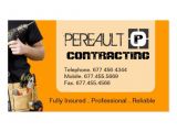 General Contractor Business Card Templates General Contractor Business Card Zazzle