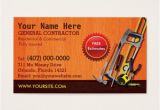 General Contractor Business Card Templates General Contractor Handyman Business Card Template