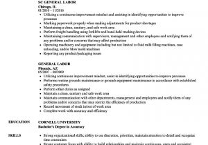 General Labor Resume Samples General Labor Resume Samples Velvet Jobs