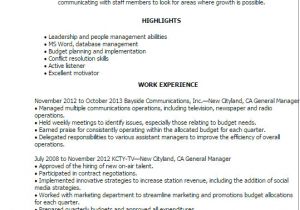 General Manager Contract Template General Manager Contract Template