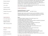 General Resume format Word File Restaurant Manager Resume Template 10 Free Word Pdf