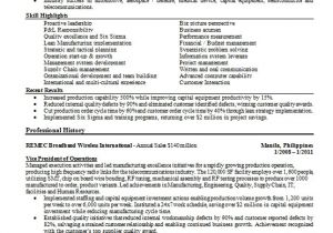 General Resume format Word General Manager Resume Templates In Word format Free Download