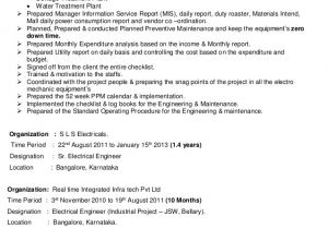 Generator Service Engineer Resume Jose Varun Technical assistant Facility Manager Resume