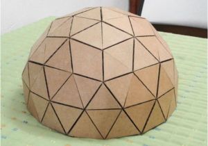 Geodesic Dome Template How to Make A Geodesic Dome 39 S Scale Model with Cardboard