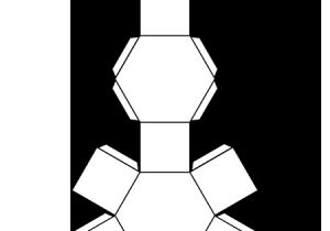 Geometry Net Templates Hexagonal Prisms Paper Models Surface area Volume