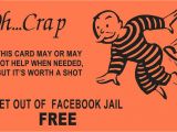 Get Out Of Jail Free Card Template Avoiding Facebook Jail when In Direct Sales Lorri Gail