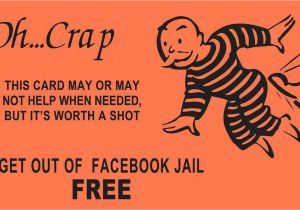 Get Out Of Jail Free Card Template Avoiding Facebook Jail when In Direct Sales Lorri Gail