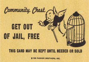 Get Out Of Jail Free Card Template New York Bans Monopoly From Prisons after Recent Escapes
