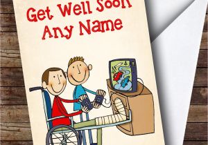 Get Well soon Diy Card Cards Stationery Home Furniture Diy Personalised Broken