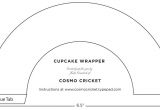 Giant Cupcake Liner Template Cupcake Liners Template Creative Ideas