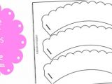 Giant Cupcake Liner Template Cupcake Liners Template Creative Ideas