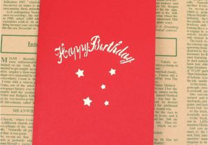 Gift Card as Birthday Gift 10x15cm Creative Blessing Three Dimensional Greeting Card