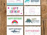 Gift Card as Birthday Gift Personalized Gift Enclosure Card Mini Birthdaycards