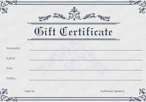 Gift Certificate Template Free Download Blank Gift Certificate Template Word Printable Calendar