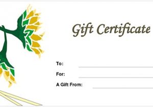 Gift Certificate Template Free Download Gift Certificate Template 34 Free Word Outlook Pdf