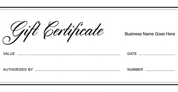 Gift Certificate Template Free Download Gift Certificate Templates Download Free Gift