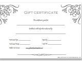 Gift Certificate Template Word Free Download Art Business Gift Certificate Template