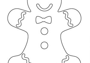 Gingerbread Man Decoration Template Gingerbread Man Free Printable Coloring Pages Xmas