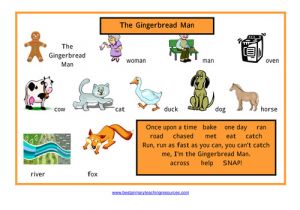 Gingerbread Man Story Map Template the Gingerbread Man Resource Pack by