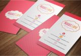 Girly Business Cards Templates Free Girly Business Card Template Business Card Templates