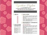 Girly Resume Templates Gold Pink Black Resume Girly Resume Pinterest by