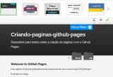 Github Pages Templates Criando Paginas Web Para Seus Repositorios Com O Github