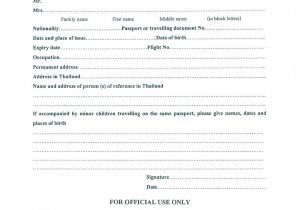 Global Entry Card Border Crossing Thailand Visa On Arrival form How to Fill Thai Voa form