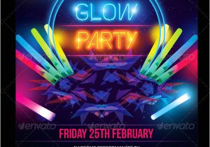 Glow In the Dark Party Flyer Template Free 23 Glow Party Flyer Templates Free Premium Download